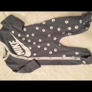 Nike sleeper, hat, and booties